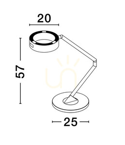 Skrivbordslampa ALMAY Luces Exclusivas LE44608 small 2