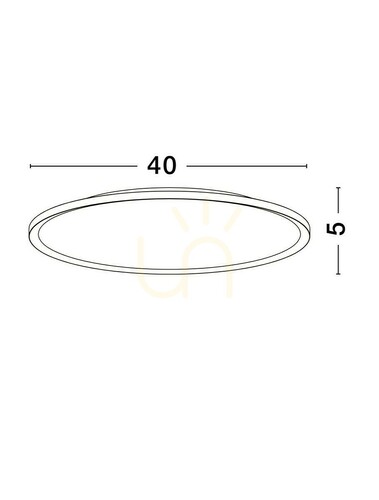 Kontrollera Plafond ANTONIO Luces Exclusivas LE44882