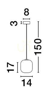 ANUCO Luces Exclusivas taklampa LE44610 3 ANUCO Luces Exclusivas taklampa LE44610 small 3