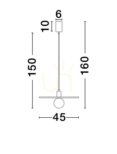 Kontrollera ASUNTA Luces Exclusivas taklampa LE44658