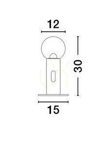 BARBARA bordslampa från Luces Exclusivas LE44551 small 2