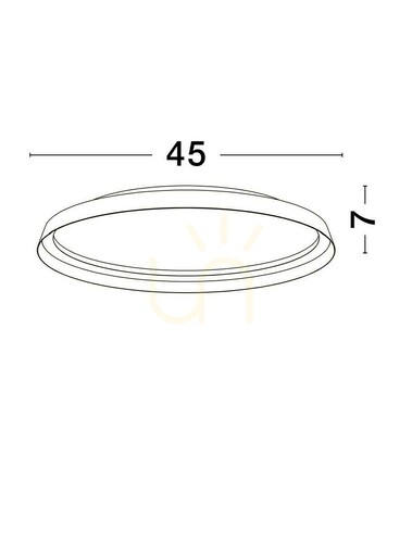 Kontrollera Plafond BATALLAS Luces Exclusivas LE44650
