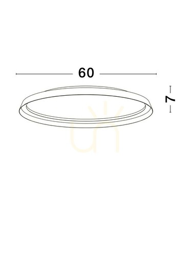 Kontrollera Plafond BATALLAS Luces Exclusivas LE44651