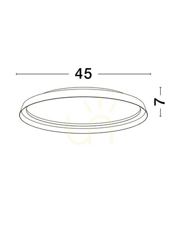 Kontrollera Plafond BATALLAS Luces Exclusivas LE44652