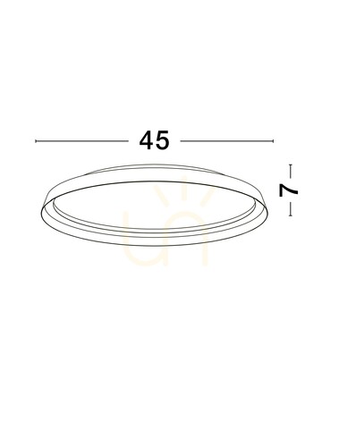Kontrollera Plafond BATALLAS Luces Exclusivas LE44789