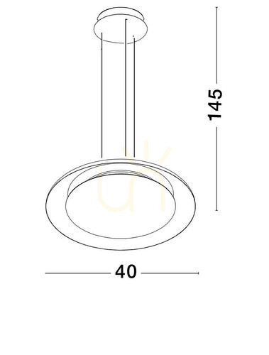 Kontrollera BATALLAS taklampa från Luces Exclusivas LE44794