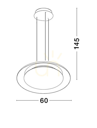 Kontrollera CAPINOTA taklampa från Luces Exclusivas LE44653