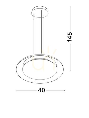 Kontrollera CAPINOTA taklampa från Luces Exclusivas LE44795