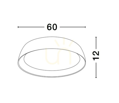 Kontrollera Plafond CARACOLLO Luces Exclusivas LE44809