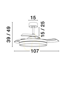 Plafond CARANAVI Luces Exclusivas LE44970 3 Plafond CARANAVI Luces Exclusivas LE44970 small 3