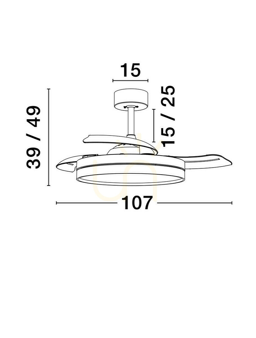 Display Plafond CARANAVI Luces Exclusivas LE44970 Plafond CARANAVI Luces Exclusivas LE44970