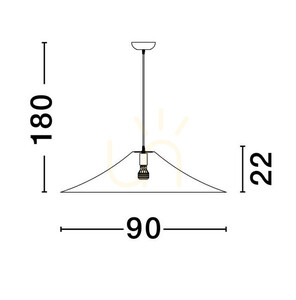 CHANCAY Luces Exclusivas taklampa LE44600 small 3