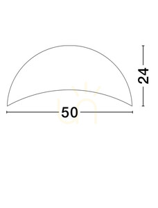 Luces Exclusivas Guanipa LE44893 svart E27-taklampa, 52 cm small 3