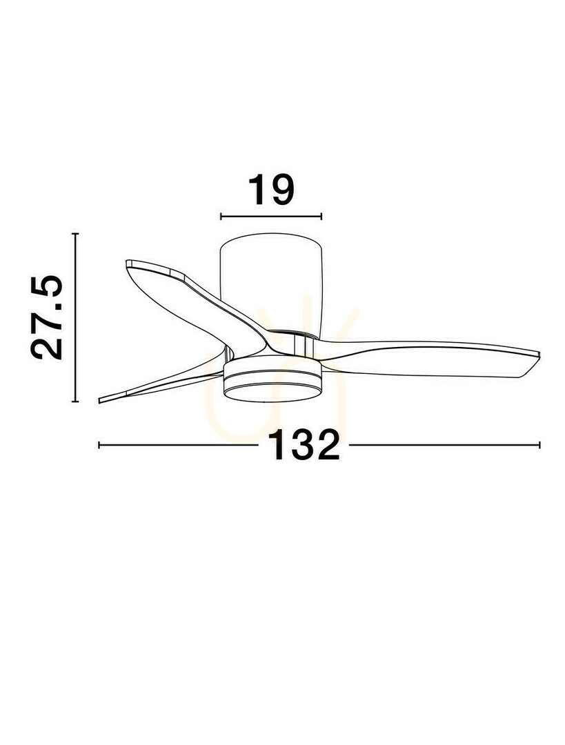 Utsikt GUARAYOS Luces Exclusivas Fläkt LE44964 GUARAYOS Luces Exclusivas Fläkt LE44964