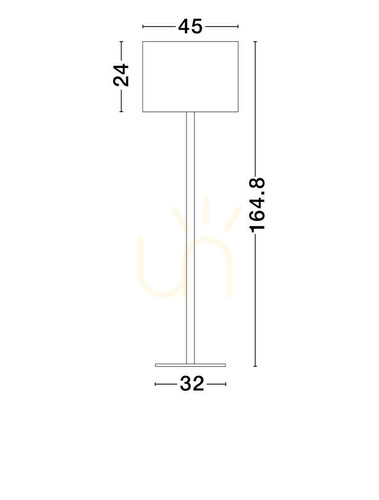Kontrollera GUAVIARE Luces Exclusivas Golvlampa LE44954