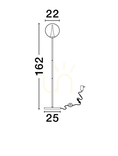 Kontrollera HUALMAY Luces Exclusivas Golvlampa LE44835.
