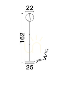 HUALMAY Luces Exclusivas Golvlampa LE44835. 1 HUALMAY Luces Exclusivas Golvlampa LE44835. small 1