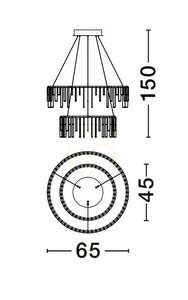 HUARAZ taklampa från Luces Exclusivas LE44444 small 2