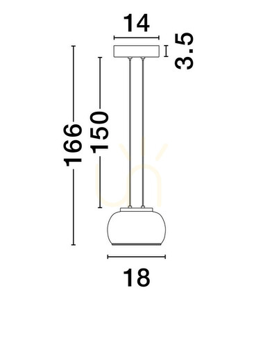 Kontrollera HUARMEY taklampa från Luces Exclusivas LE44842