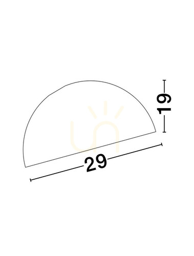 Kontrollera Plafond IRONCOLLO Luces Exclusivas LE44909