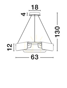 MAIRANA Pendellampa från Luces Exclusivas LE44616 small 1