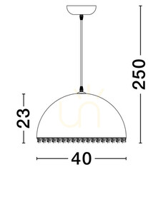 MIZQUE Luces Exclusivas taklampa LE44748 small 1