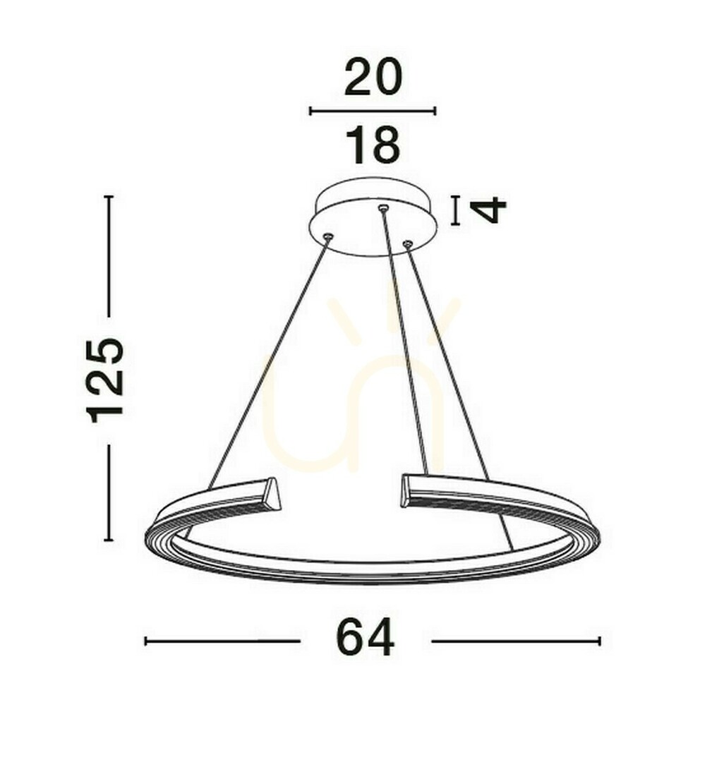 Förhandsvisning ORINOCO Luces Exclusivas taklampa LE44530 ORINOCO Luces Exclusivas taklampa LE44530