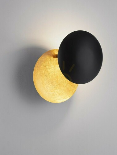 Kontrollera Luces Exclusivas PAIJAN LED-vägglampa LE44458 svart 20 cm