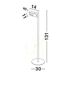 Golvlampa PARINAS från Luces Exclusivas LE44756 small 3