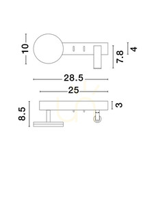 PAROTANI Luces Exclusivas vägglampa LE44678 3 PAROTANI Luces Exclusivas vägglampa LE44678 small 3