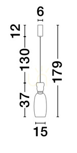 PERENE taklampa från Luces Exclusivas LE44466 small 3