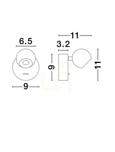 PUCARANI vägglampa från Luces Exclusivas LE44684 small 1