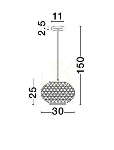 REQUENA Luces Exclusivas taklampa LE44861 1 REQUENA Luces Exclusivas taklampa LE44861 small 1