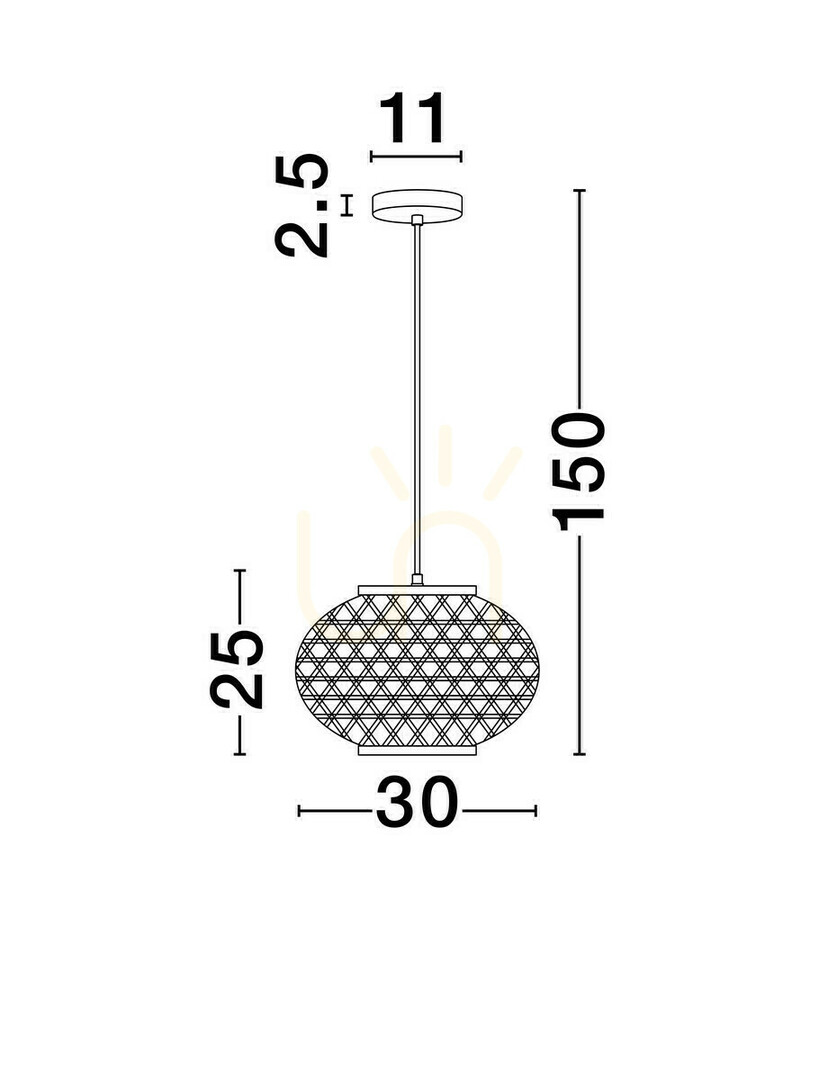 Utsikt REQUENA Luces Exclusivas taklampa LE44861 REQUENA Luces Exclusivas taklampa LE44861