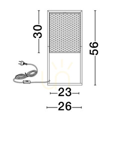 SECHURA bordslampa från Luces Exclusivas LE44863 small 1