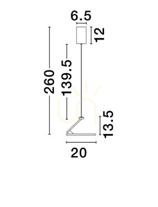 SORATA taklampa från Luces Exclusivas LE44751 small 1