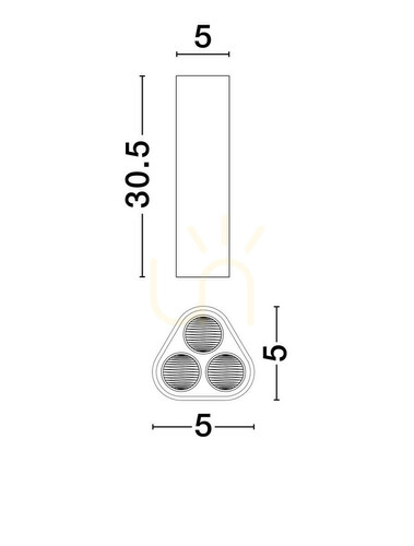 Kontrollera TACHIRA Plafond Luces Exclusivas LE44914
