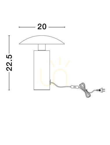 Kontrollera TEJERIAS Luces Exclusivas Bordslampa LE44960