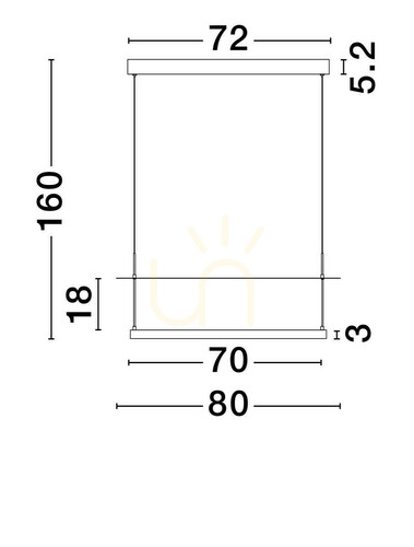 Kontrollera TIRAQUE taklampa från Luces Exclusivas LE44634