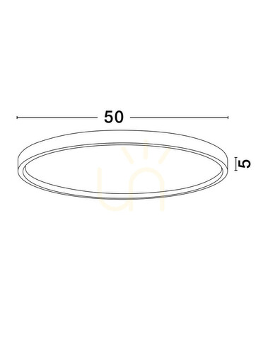 Kontrollera Plafond TOCACHE Luces Exclusivas LE44874