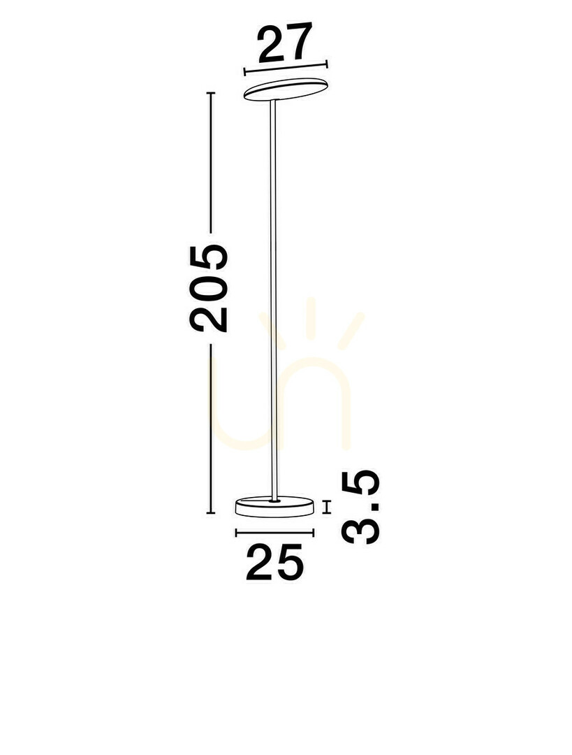 Display TRUNCADO golvlampa från Luces Exclusivas LE44950 TRUNCADO golvlampa från Luces Exclusivas LE44950