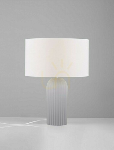 Kontrollera Bordslampa TUMARAPI med gipsfot Luces Exclusivas LE44687
