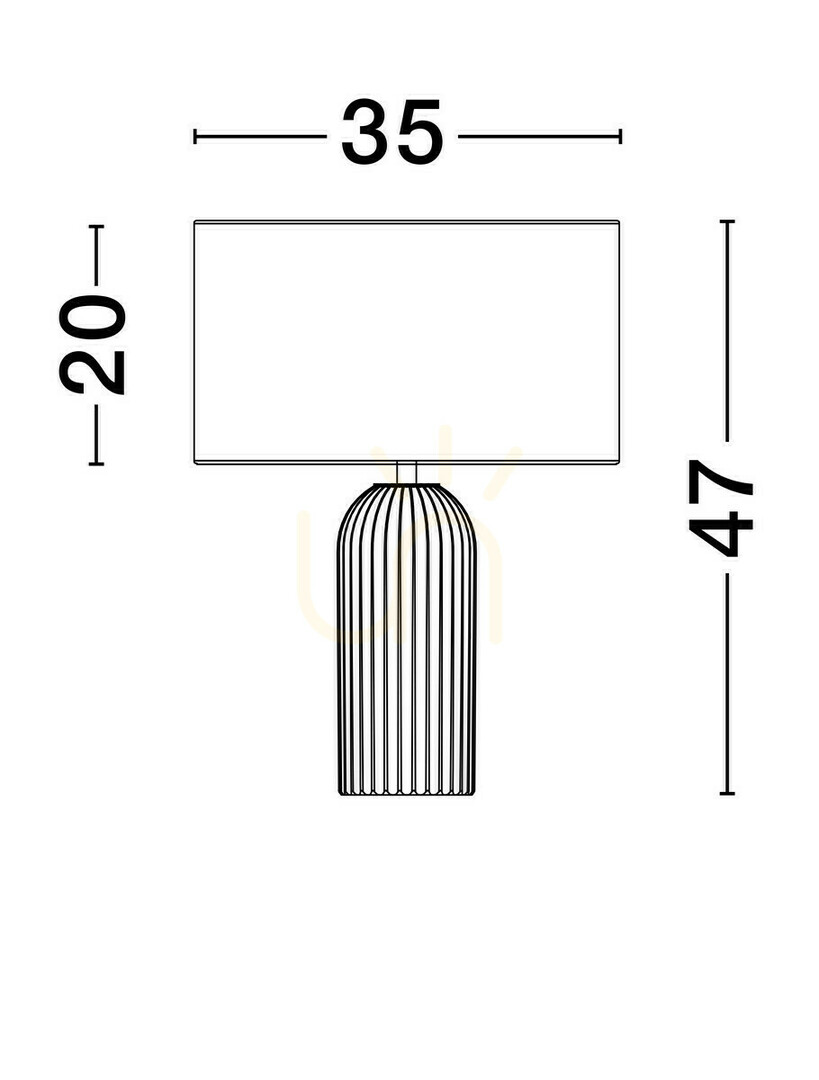 Utsikt TUMARAPI Luces Exclusivas Bordslampa LE44961 TUMARAPI Luces Exclusivas Bordslampa LE44961