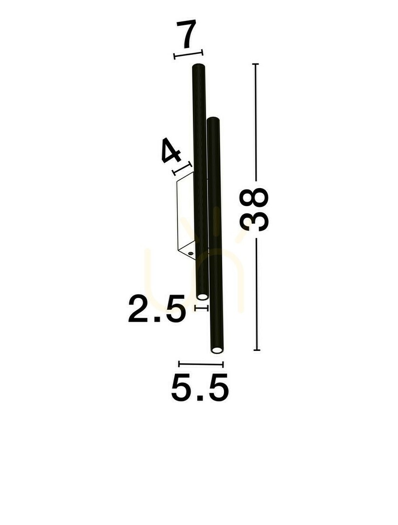 Utsikt VELASCO Luces Exclusivas vägglampa LE44924 VELASCO Luces Exclusivas vägglampa LE44924