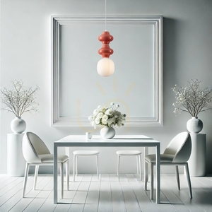 Vit VILROSA Luces Exclusivas LE44558 pendel i keramik och glas small 4