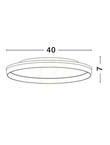 Kontrollera Plafond VINAMAR Luces Exclusivas LE44889