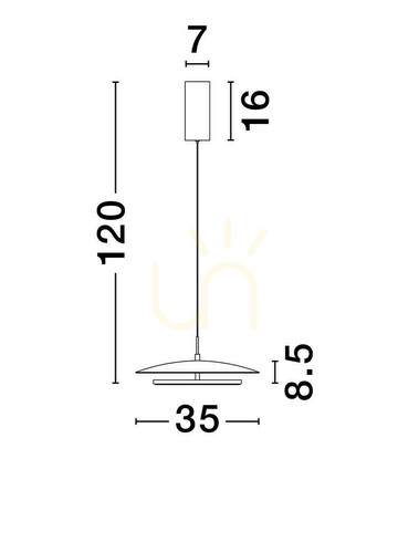 Kontrollera VITICHI Luces Exclusivas taklampa LE44734