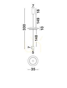 VITICHI Luces Exclusivas Golvlampa LE44735 small 3