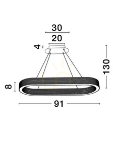 YOTAU Luces Exclusivas taklampa LE44730 small 3