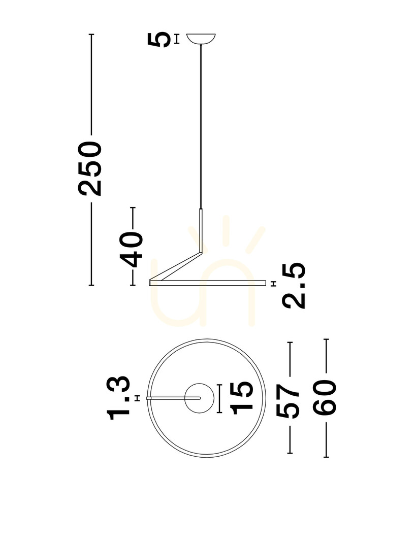 Utsikt ZUDANEZ Luces Exclusivas taklampa LE44777 ZUDANEZ Luces Exclusivas taklampa LE44777